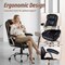 Leather Executive Computer Chair with Ergonomic Support and Padding